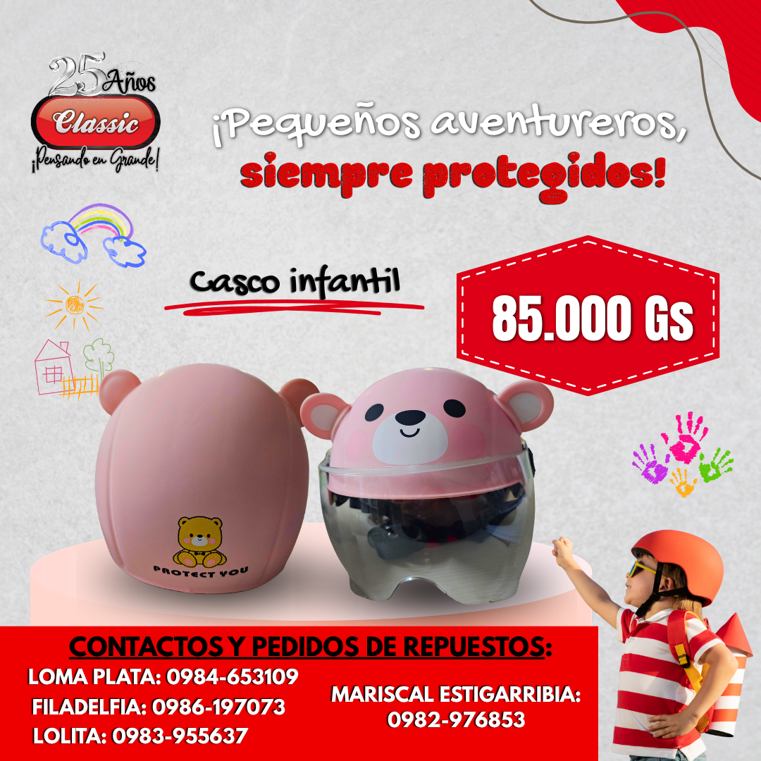 Cascos niños